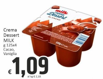 Milk Crema Dessert 125 g x 4