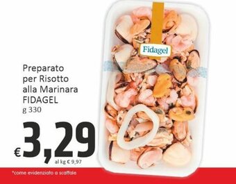 Paghi Poco Fidagel Preparato per Risotto alla Marinara 330 g offerta