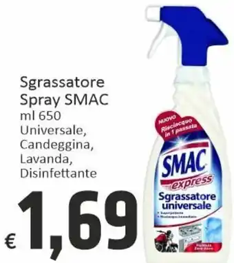 Smac Express Sgrassatore Spray 650 ml