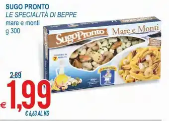 MD Discount Le Specialità Di Beppe Sugo Pronto mare e monti g 300 offerta