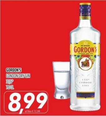 Coop Superstore Gordon's London Dry Gin 37,5° 70 cl offerta