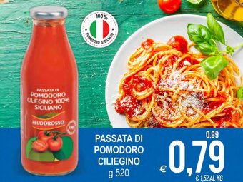 MD Discount Passata Di Pomodoro Ciliegino g 520 offerta