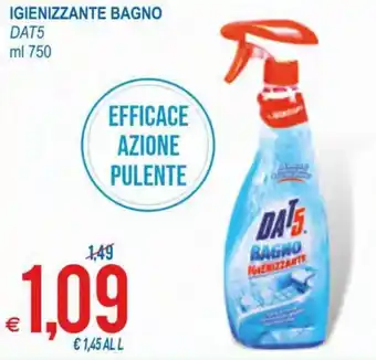MD Discount DAT5 Igienizzante Bagno ml 750 offerta