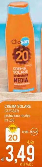 MD Discount Cliosan Crema Solare protezione media ml 250 offerta