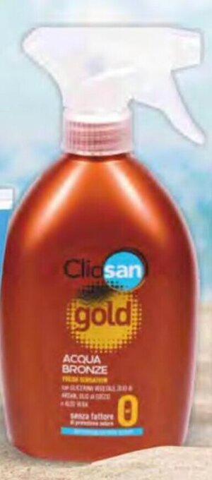 MD Discount Cliosan Acqua Solare Fresh Bronze ml 500 offerta