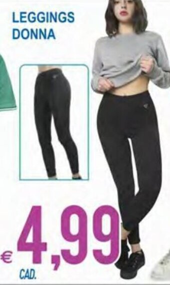 MD Discount Leggings Donna offerta