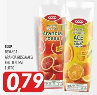 Coop Bevanda Arancia Rossa/Ace/Frutti Rossi 1 litro