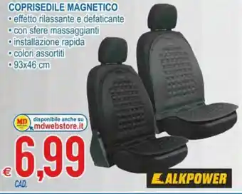 MD Discount Alkpower Coprisedile Magnetico 93x46 cm offerta