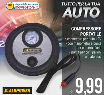Alkpower Compressore Portatile