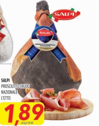 Coop Superstore Salpi Prosciutto Crudo Nazionale offerta