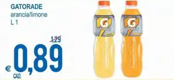 MD Discount Gatorade arancia/limone L 1 offerta