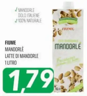 Fiume Mandorlè Latte Di Mandorle 1 Litro