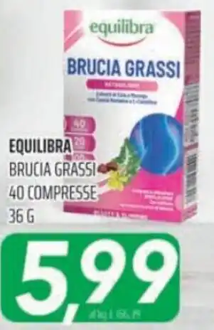 Coop Superstore Equilibra Brucia Grassi 40 Compresse 36 g offerta