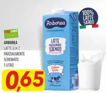 Coop Superstore Arborea Latte U.H.T. Parzialmente Scremato 1 litro offerta