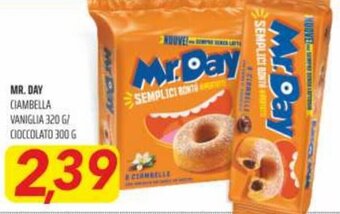 Coop Superstore Mr. Day Ciambella Vaniglia 320 g/Cioccolato 300 g offerta
