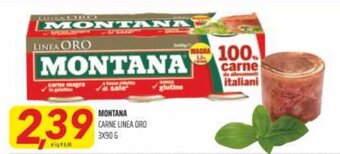 Coop Superstore Montana Carne Linea Oro 3x90 g offerta