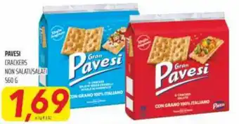 Coop Superstore Pavesi Crackers Non Salati/Salati 650 g offerta
