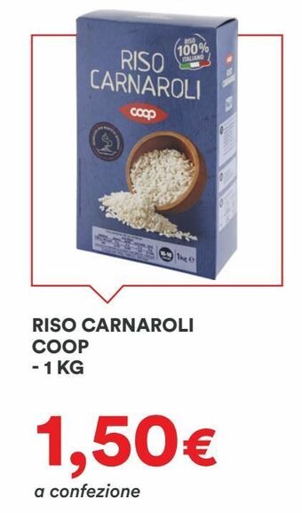 Coop Riso carnaroli coop 1 kg offerta