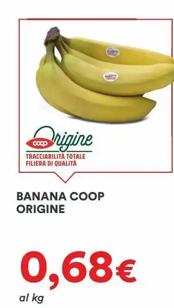 Coop Banane coop origine offerta