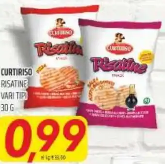 Coop Superstore Curtiriso Risatine vari tipi 30 g offerta