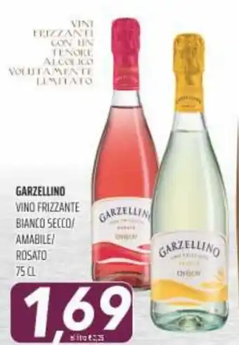 Coop Superstore Garzellino Vino Frizzante Bianco Secco/Amabile Rosato 75 cl offerta