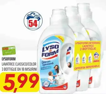 Lysoform Lavatrice Classico/Color 3 Bottiglie da 18 misurini