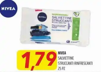 Coop Superstore Nivea Salviettine Struccanti Rinfrescanti 25 pz offerta