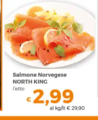 Tocal Salmone Norvegese NORTH KING l'etto offerta