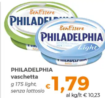 PHILADELPHIA vaschetta g 175 light, senza lattosio