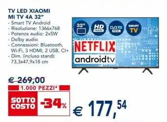 Esselunga Xiaomi Mi TV Led 4A 32" offerta