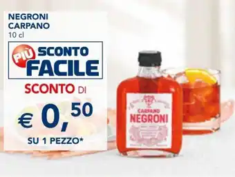 Esselunga Carpano Negroni 10 cl offerta