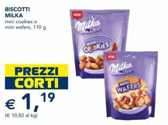 Esselunga Milka Biscotti 110 g offerta