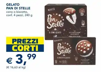 Pan di Stelle Gelato 4 pezzi 240 g