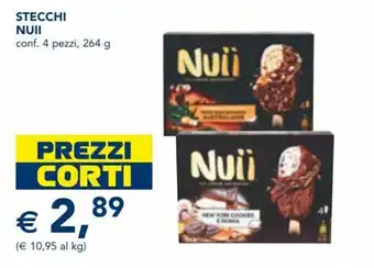 Esselunga Nuii Stecchi 4 pezzi 264 g offerta