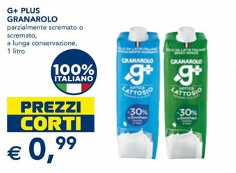 Esselunga Granarolo G+ Plus 1 litro offerta