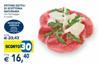 Esselunga Naturama Fettine Sottili di Scottona offerta