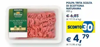 Esselunga Naturama Polpa Trita Scelta di Scottona 400 g offerta