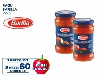 Esselunga Barilla Ragù 295 g offerta