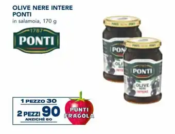 Ponti Olive Nere Intere 170 g