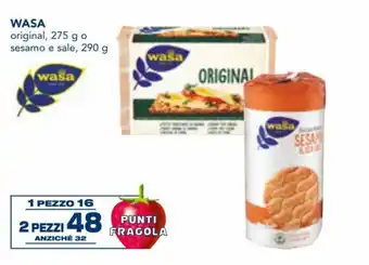 Wasa Originall 275 g, Sesamo e sale 290 g