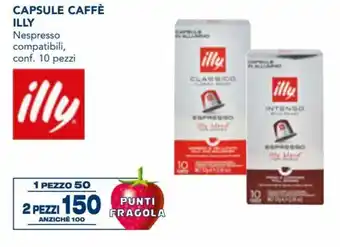 Esselunga Illy Capsule Caffè 10 pezzi offerta
