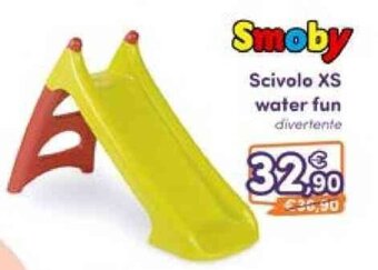 Smoby Scivolo XS water fun divetente