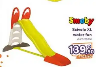 Smoby Scivolo XL water fun divertente