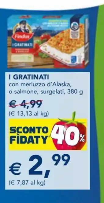 Esselunga Findus I Gratinati 380 g offerta