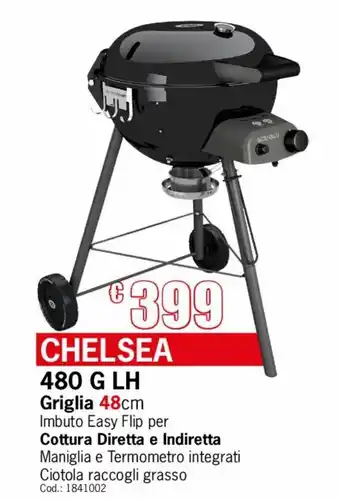 Chelsea 480 G LH Griglia 48 cm