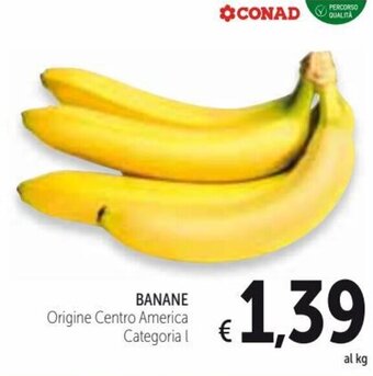 Spazio Conad Banane offerta