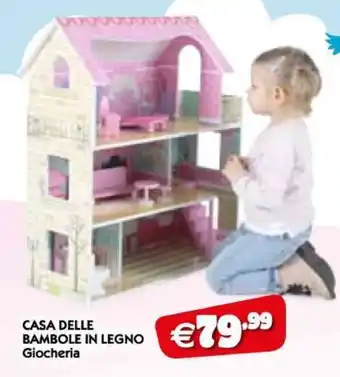 Giocheria Casa Delle Bambole In Legno