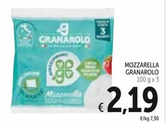 Spazio Conad Granarolo Mozzarella 100 g x 3 offerta