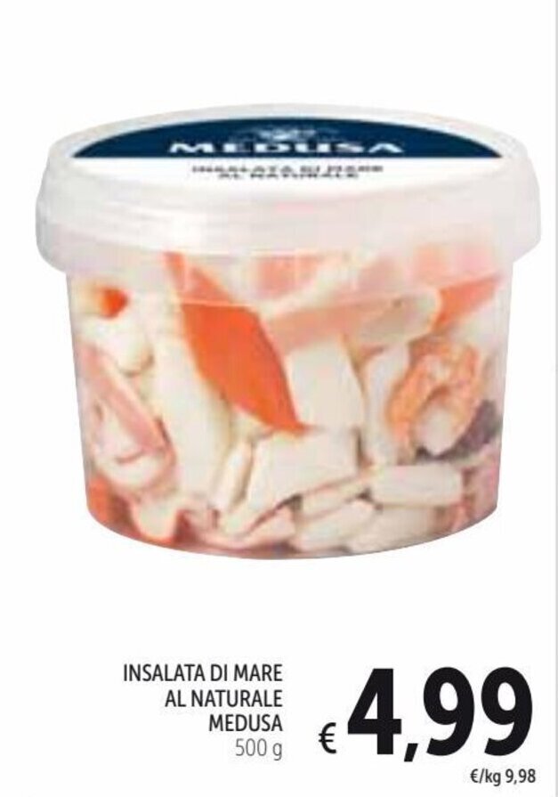 Medusa Insalata di Mare Al Naturale 500 g offerta di Spazio Conad