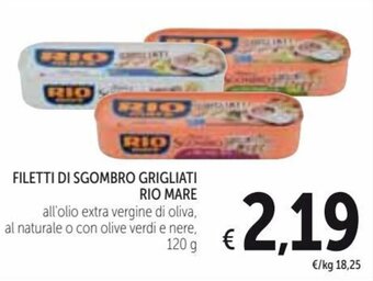 Spazio Conad Rio Mare Filetti di Sgombro Grigliati 120 g offerta